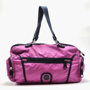Kipling G*Rilla Girlz Nylon Lightweight Weekender Travel Duffle Bag Purple Pink